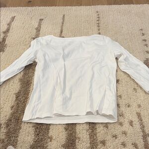 Classic White Women's Top Talbots size L petite